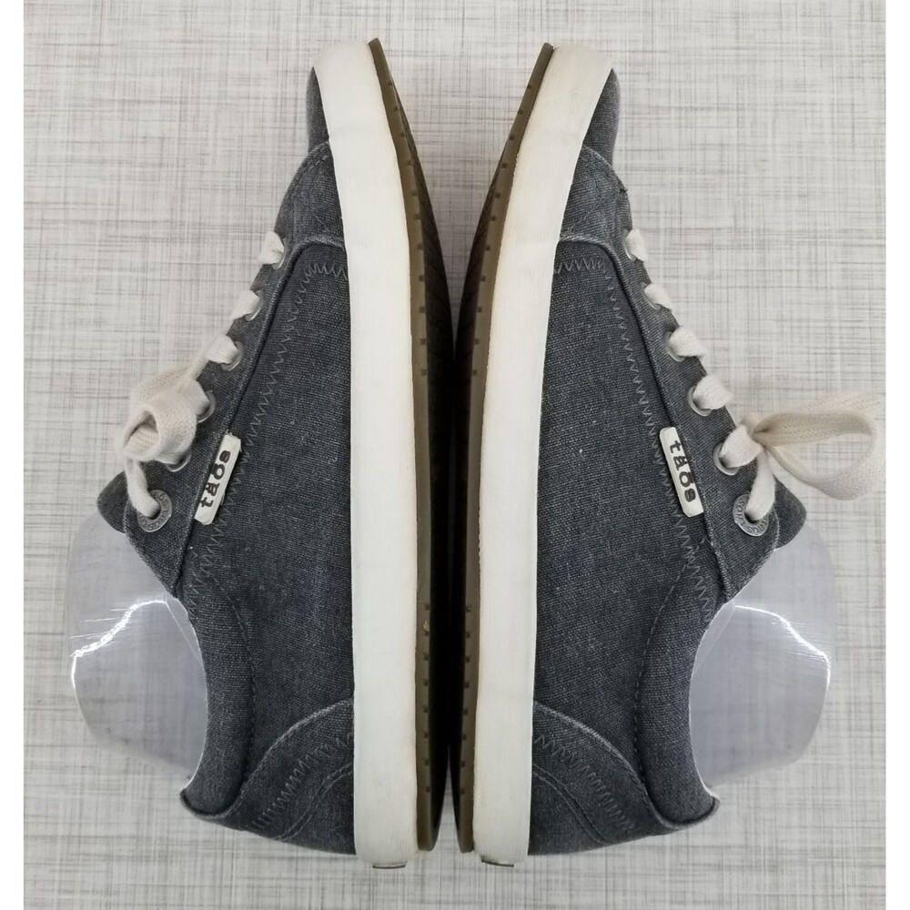 TAOS Star Womens Gray Canvas Lace Up Sneaker Size 7 STA-12844 Shoes - Picture 7 of 9